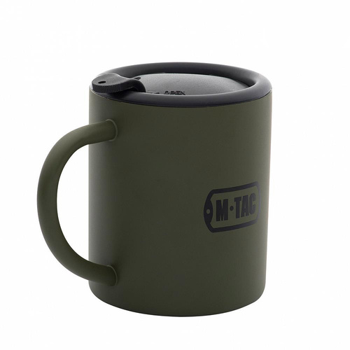 M-Tac - Termohrnek s víčkem - 280 ml - olivový - 60009001