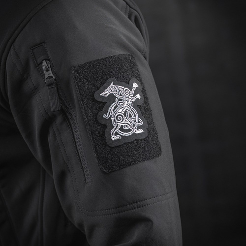 M-Tac - Nášivka Fenrir Wolf - výšivka - 500D Cordura - černá - 51327002