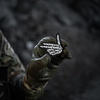 M-Tac - Nášivka s motivem kostlivce - výšivka - 500D Cordura - černá - 51375002