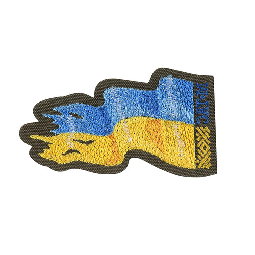 M-Tac - nášivka s vlajkou Ukrajiny - výšivka - Cordura 500D - levá - zelená Ranger - 51298023