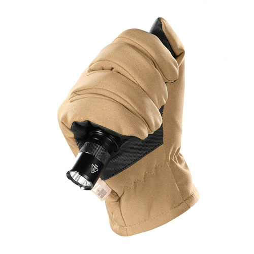 M-Tac - taktické rukavice Soft Shell Thinsulate - černá / kojotí hnědá - 90308017