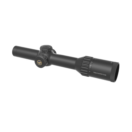 Vector Optics - LPVO Scope Continental 1-10x24i ED Fiber - SFP - G4 Fiber - Černá - SCOC-47