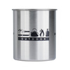 SpecShop.pl - Ocelový hrnek - 450 ml - stříbrný