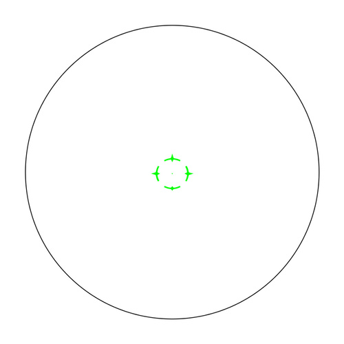 Vector Optics - Prism Sight Paragon 1x18 X-Mini - Černá - SCPS-M10