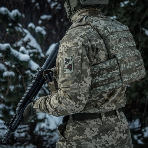 M-Tac - Nášivka Piková dáma - Cordura 500D - Ornament - Olive - 51362001