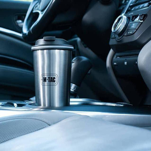 M-Tac - Termohrnek s víkem - 450 ml - ocel - UN-A01-450