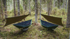 Lesovik - Turistická houpací síť DRAKA s moskytiérou a závěsem SNEKA - Treetop Green