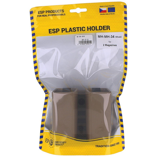 ESP - Dvojité pouzdro na zásobníky pro ráže 9 mm / .40 s upevněním na opasek UBC-03 - MH-MH-34 KH