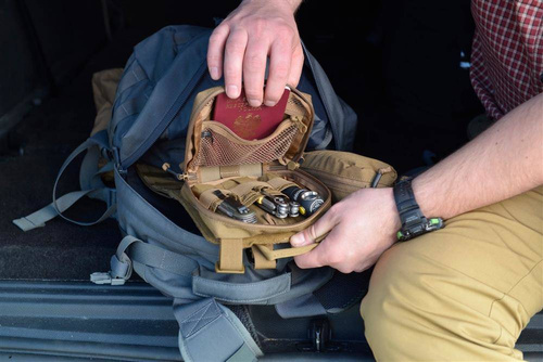 Helikon - Adaptér se suchým zipem Insert MOLLE Adapter 2 - Cordura - Coyote - IN-MA2-CD-11