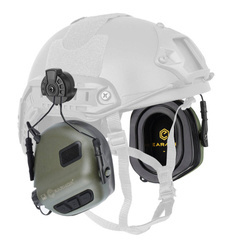 Earmor - Chránič sluchu M31H PLUS pro přilby FAST - zelený - M31H-FG/ARC (PLUS)
