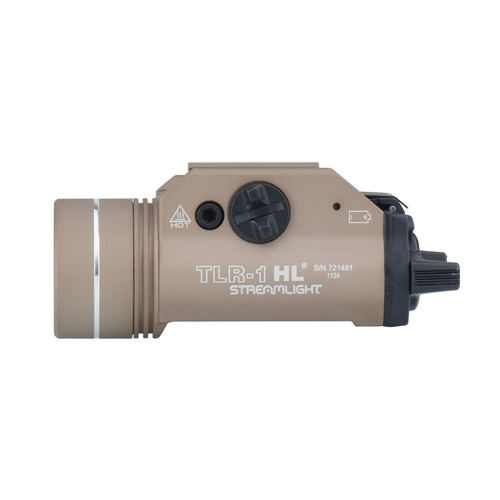 Streamlight - Taktická zbraňová svítilna LED TLR-1 HL - 1000 lm - Picatinny - FDE - L-69266