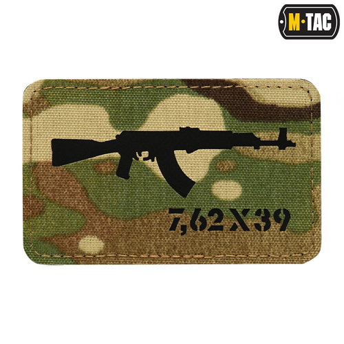 M-Tac - Laserem řezaná nášivka AKM 7.62x39 - Multicam/černá - 51110802