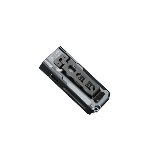 Fenix - Svítilna na klíče E06R - 700 lm - UV/laser - USB-C - Magnet - Šedá - E06R.12111