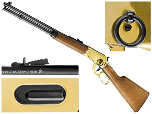 Umarex - Vzduchovka Legends Cowboy Rifle - 4,5 mm BB - Gold - 5.8376
