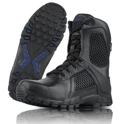 Bates - Boty Tactical Shock 8'' s bočním zipem - Černá - E07008