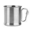 Mil-Tec - cestovní hrnek s karabinou - 250 ml - ocel - 14607800