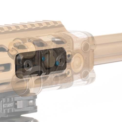 Reptilia - Hliníková lišta Picatinny M-LOK Low Profile Rail LPR - Černá - 100-255