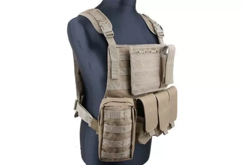 GFC Tactical - Taktická vesta MBSS - Nylon - Coyote Brown - GFT-18-000363