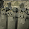 M-Tac - Trojité pouzdro na zásobníky pro AR / AK Elite Laser Cut - Ranger Green - 10145123