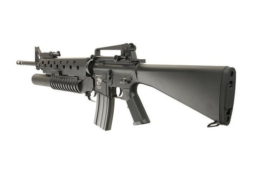 Specna Arms - replika karabiny SA-G02 ONE™ s granátometem M203 - černá
