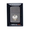 Tasman - Benzínový zapalovač - Eagle - Black Nickel Brushed - Q310220