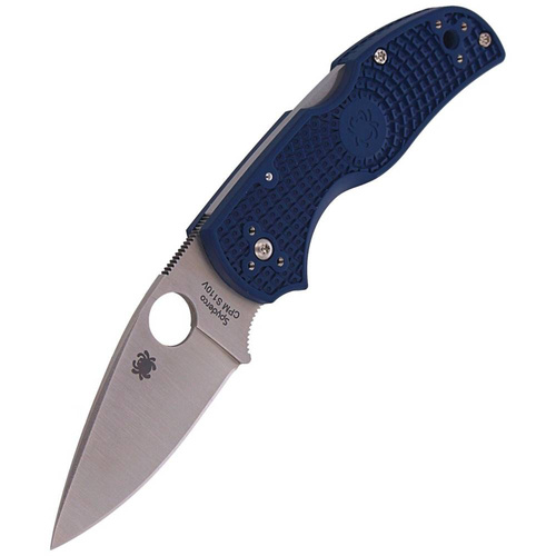 Spyderco - Zavírací nůž EDC Native 5 - Leaf-Shaped - FRN - CPM S110V - Dark Blue - C41DBL5