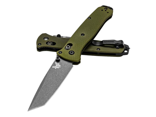 Benchmade - 537GY-1 Zavírací taktický nůž Bailout - CPM-M4 - zelený - 537GY-1