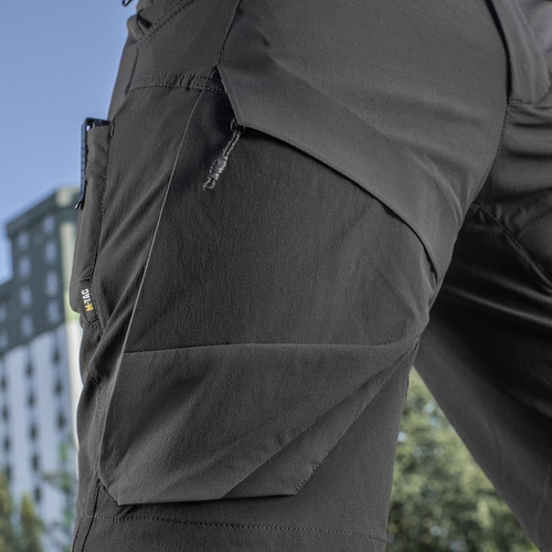 M-Tac - Taktické šortky Rubicon Flex - 4-Way Stretch - YKK - Černá - 20070002