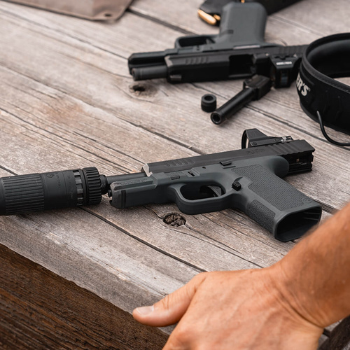 Magpul - Polymerový rám EHG SG9 pro Ruger RXM Compact - Stealth Grey - MAG1436-GRY