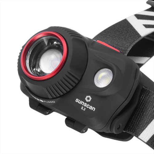 Mactronic - Světlomet Sunscan 5.3 - 300 lm - černý - PHL0031