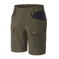 Helikon - Dámské outdoorové taktické kalhoty OTP - 8,5" - Taiga Green / Black - SW-OTS-VL-0901A