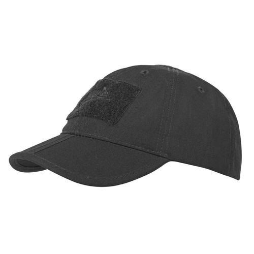 Helikon - Baseballová skládací čepice - PolyCotton Ripstop - černá - CZ-BBF-PR-01