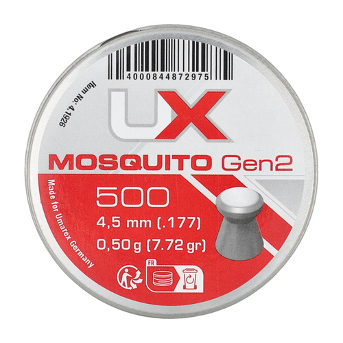 UX - Diabolo Pellets Mosquito gen 2. - 4,5 mm - 500 kusů - 4.1926