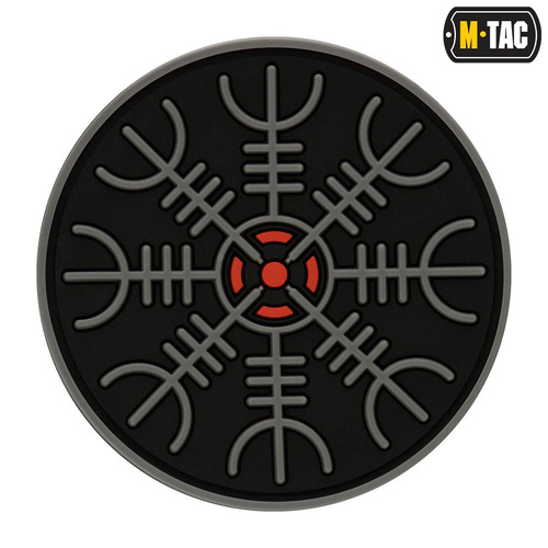 M-Tac - Nášivka Helm of Terror - 3D PVC - černá/šedá - 51221211