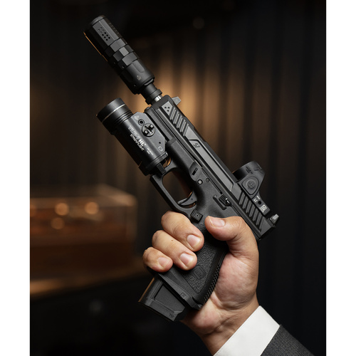 Strike Industries - Kompenzátor pro pistoli ráže 9 mm - Černý - SI-PISTOL-LC-BK