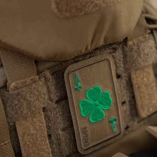 M-Tac - nášivka Lucky Card - Cordura 500D - Clover - Coyote - 51391005