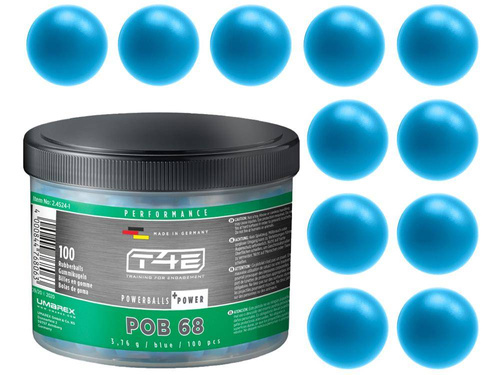 Umarex - T4E Performance POB gumové kuličky - Cal. .68 - 100 ks - 2.4524-1