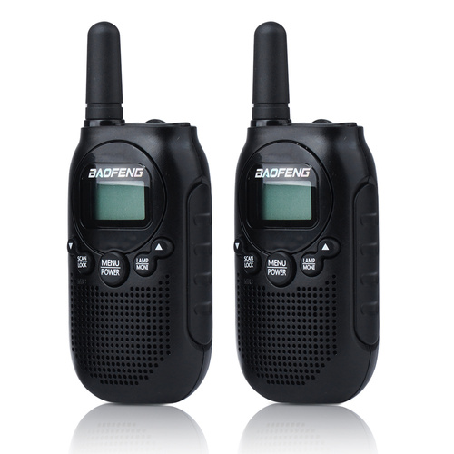 BaoFeng - Vysílačky PMR BF-T6 Panda - 0,5 W - černé - 2 ks.