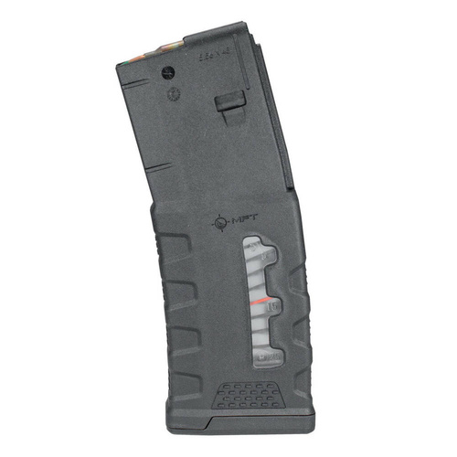 MFT - Polymerový okénkový zásobník Extreme Duty pro AR-15 / M4 - 5,56 x 45 mm/.223 - 30 nábojů - černý - EXDPM556-W-BL