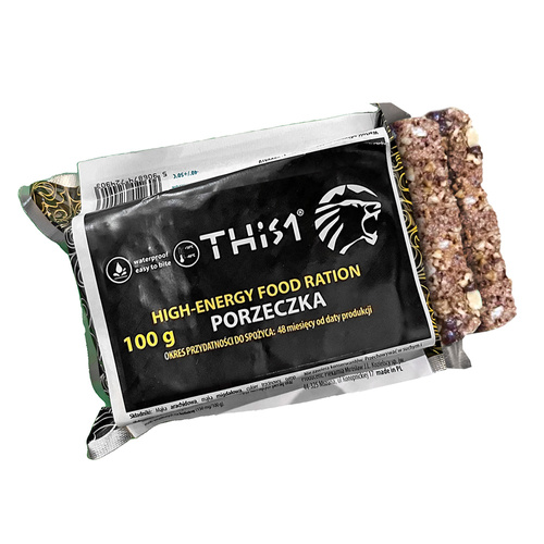 This-1 - Energetická tyčinka Survival - Černý rybíz - 531 kcal - 100 g