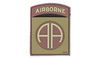 101 Inc. - 3D nášivka - Airborne 82nd - Brown