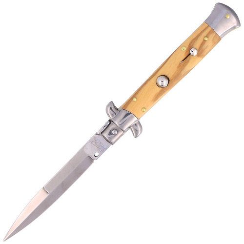 Frank Beltrame - Zavírací nůž Stiletto - světle olivové dřevo - 23 cm - FB 23/94B