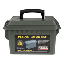 Fosco Industries - Krabice na náboje .50 cal - 9,6 l - Polymer - Zelená - 465202