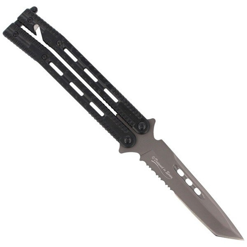 K25 - Titanový záchranářský nůž Balisong - 36215