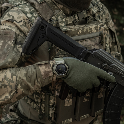M-Tac - Taktické hodinky s kompasem 2233 - zelená Ranger - 50010001