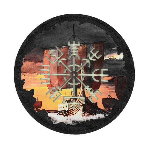 M-Tac - Vegvisir/Drakkar náplast - 80 mm - Černá/Fluorescenční - 51293299.