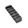 Strike Industries - LINK KeyMod / M-LOK lišta - 6 slotů - černá - LINK-RS-6