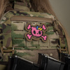 M-Tac - Kitty Pink Patch - výšivka - žlutá a modrá mašle - Coyote - 51393005