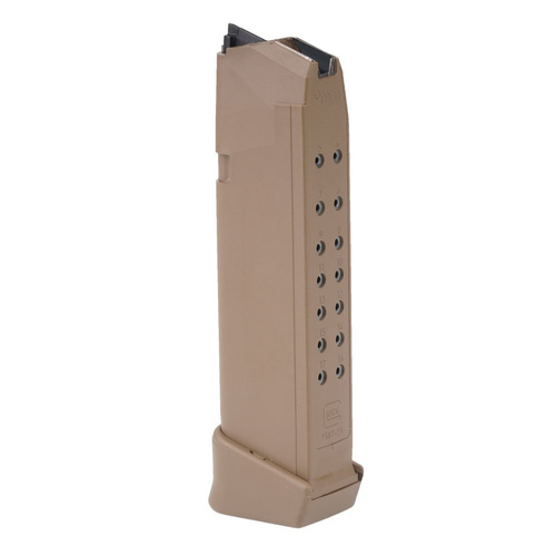 Glock - Zásobník pro G17 Gen 5 / G19X - 9x19 mm Para - FDE - 17 + 2 náboje