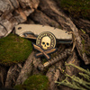 M-Tac - No Knife - No Life 3D PVC nášivka - Coyote - 51128005
